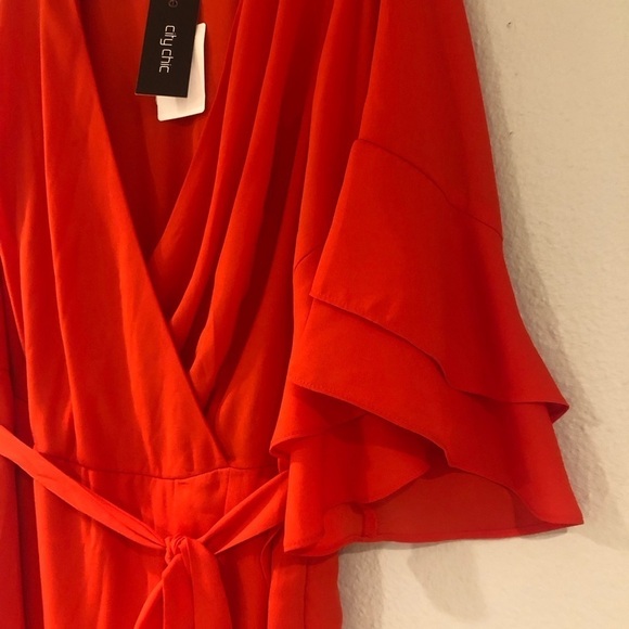 City Chic Isabella Dress - tigerlily size L (18/20) - Picture 11 of 13